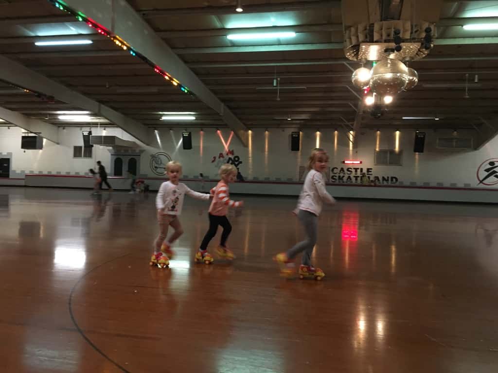 First time roller skating!