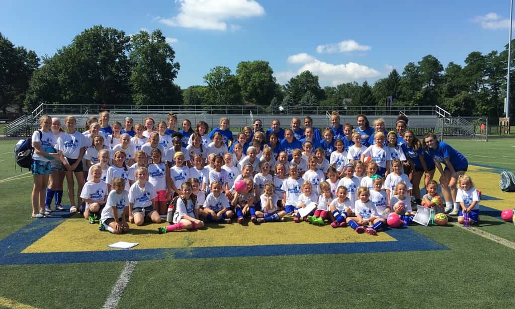 The girls loved every moment of the Madeira Amazon’s soccer camp.