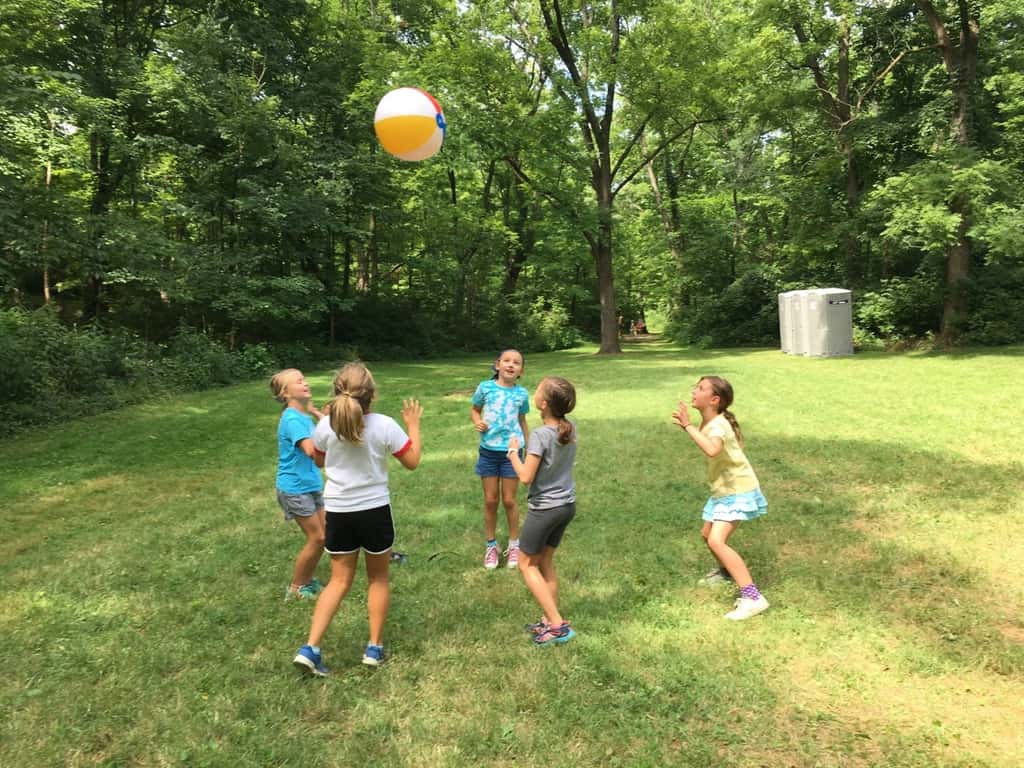 The word of the morning for day four of Girl Scout camp was games! The girls invented a new sport, changed the rules for games, and created new party games - all to earn their Making Games badge. They rounded out the day by making sun prints, creating photo frames, and playing drip drip drench.