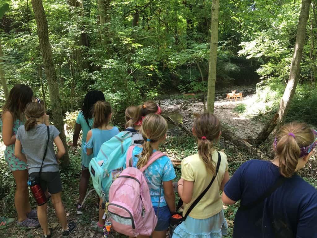 The word of the morning for day four of Girl Scout camp was games! The girls invented a new sport, changed the rules for games, and created new party games - all to earn their Making Games badge. They rounded out the day by making sun prints, creating photo frames, and playing drip drip drench.
