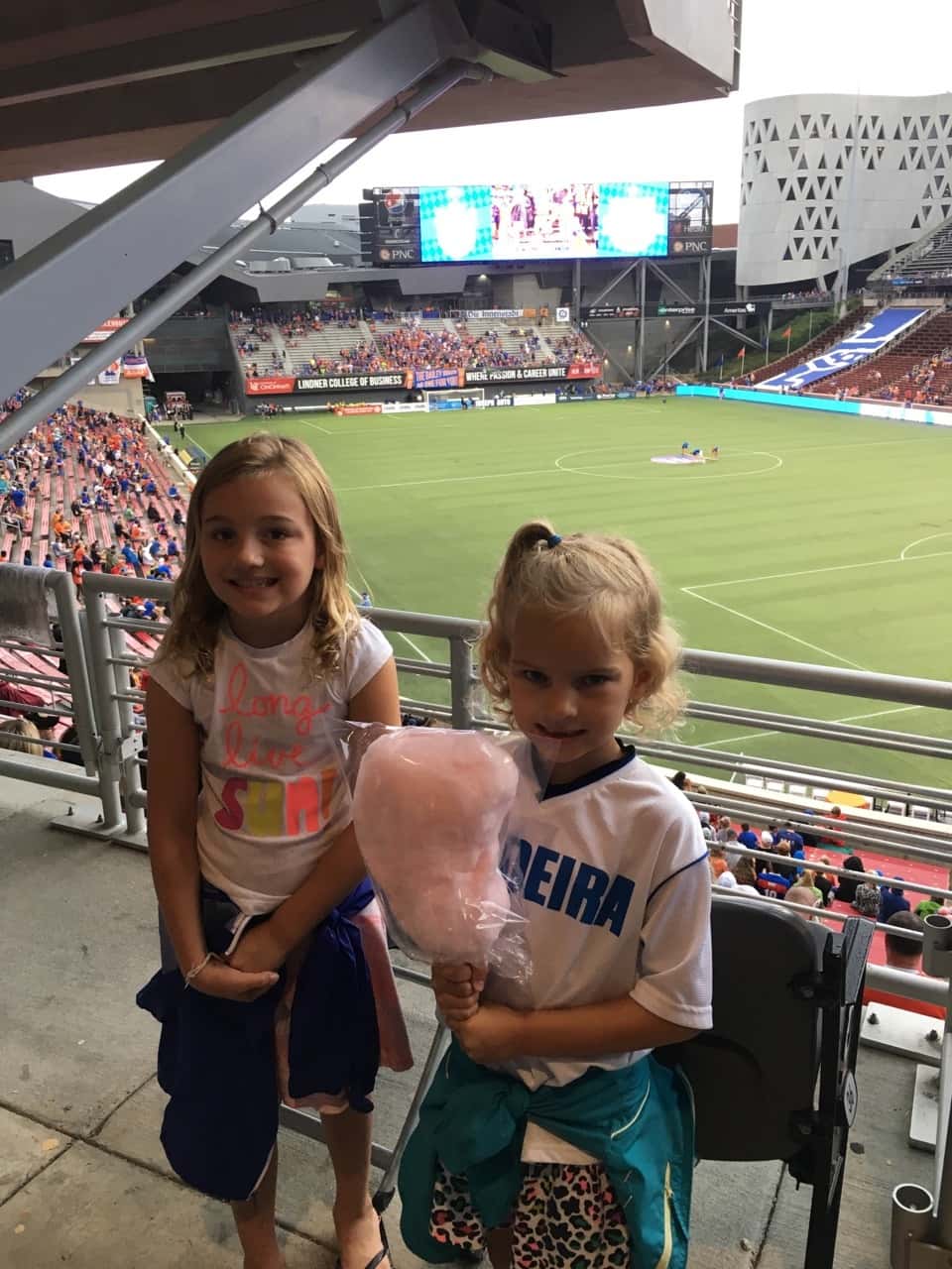 Even though it rained on us, we still enjoyed our first FC Cincinnati game - especially since they won 2-1!