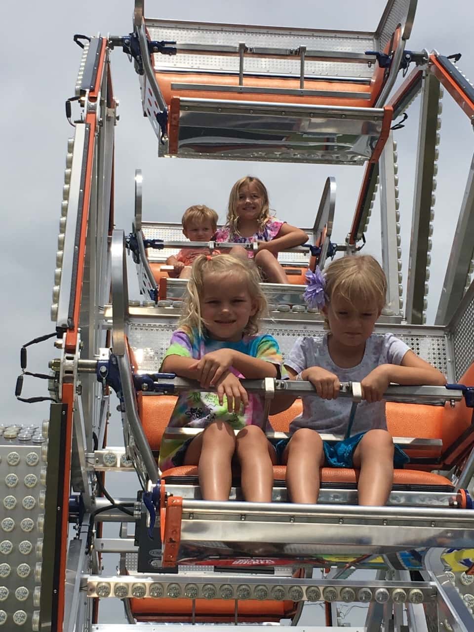 These “some pig” fans enjoyed their first time at a fair.